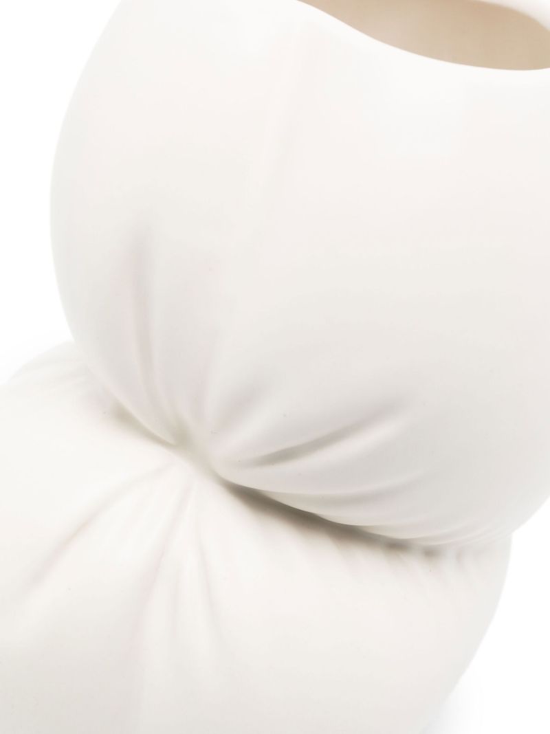 White Baroque Pearls Medium Vase
