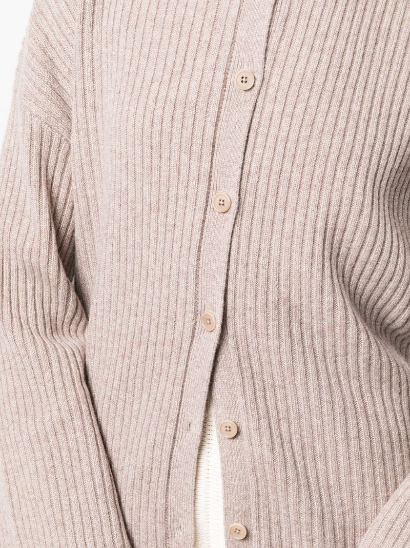 Neutral Fantino Cashmere Cardigan