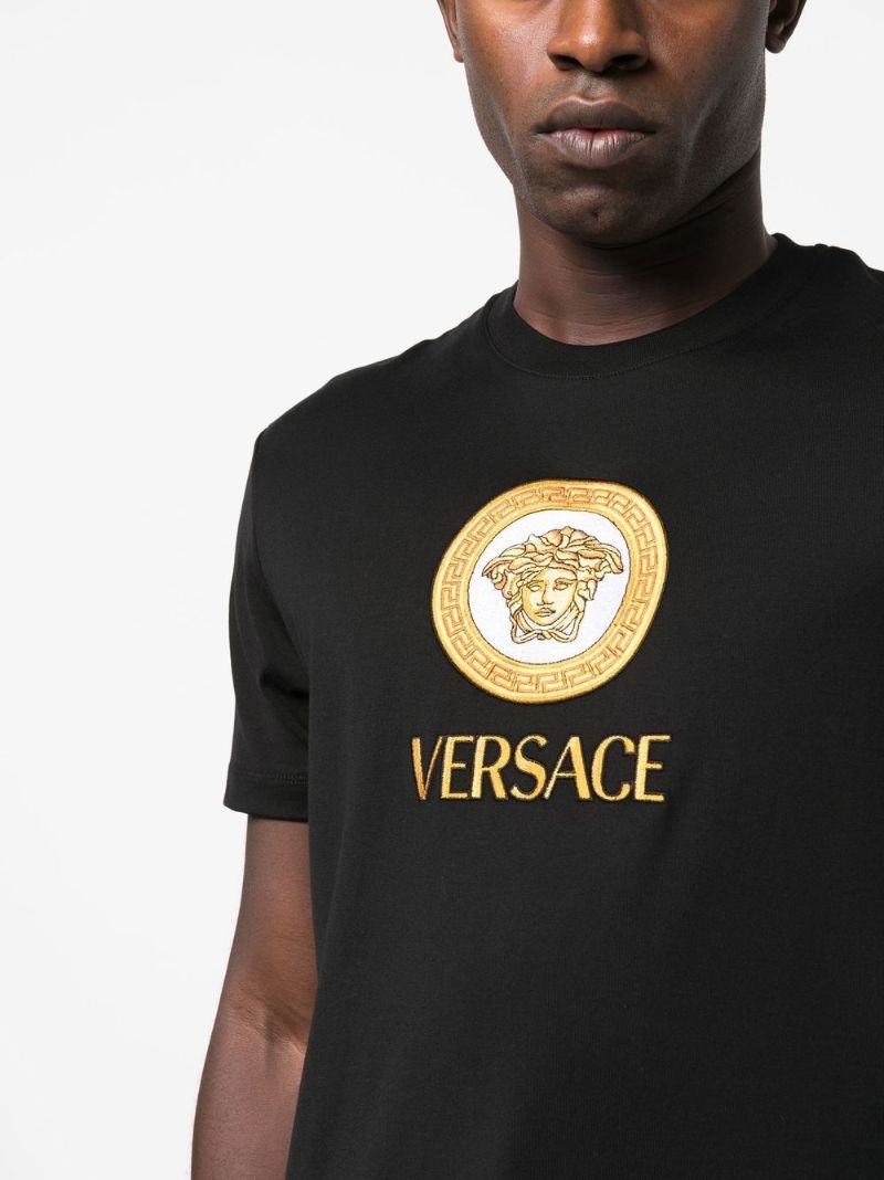 Black Medusa Print T-shirt