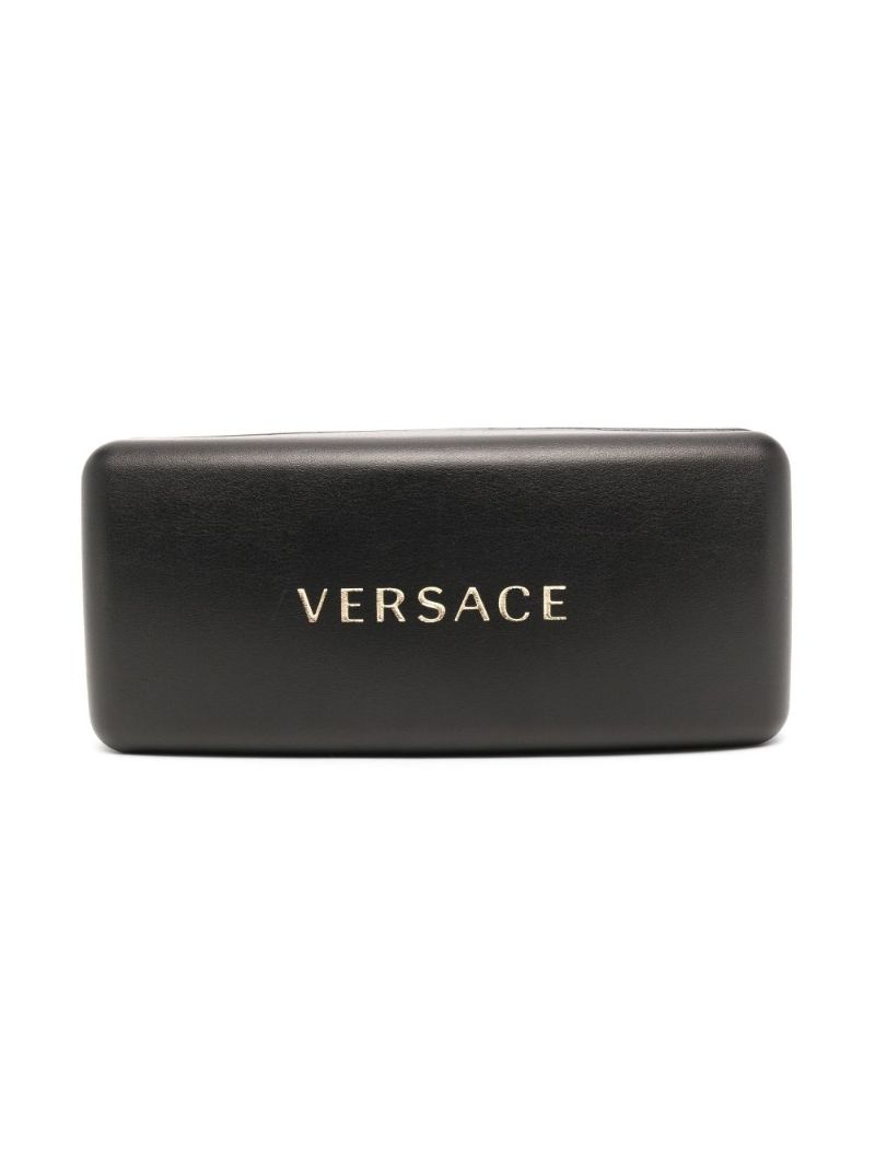 Black Logo Plaque Sunglasses