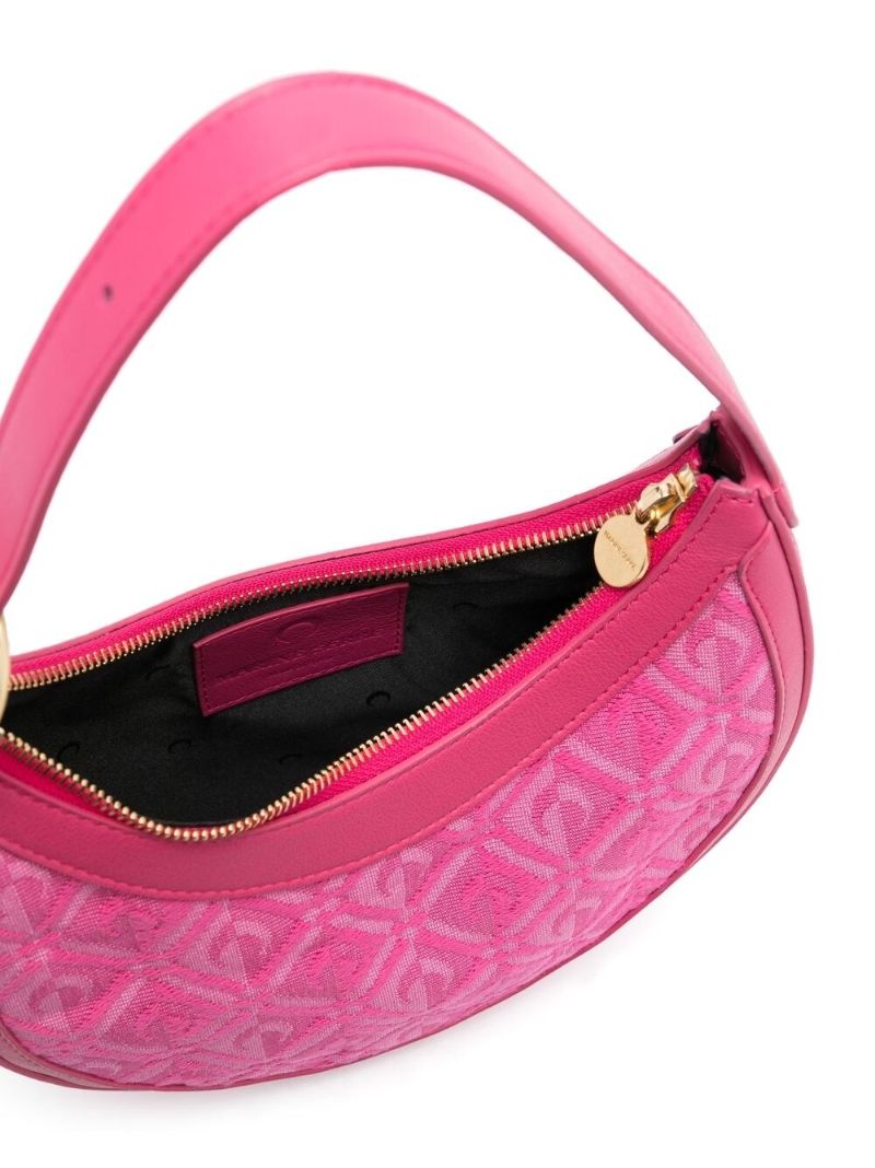Pink Elips Moon Diamant Mini Shoulder Bag