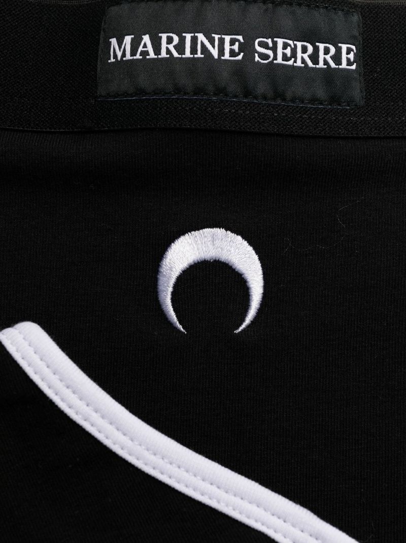 Black Crescent Moon High-waisted Briefs