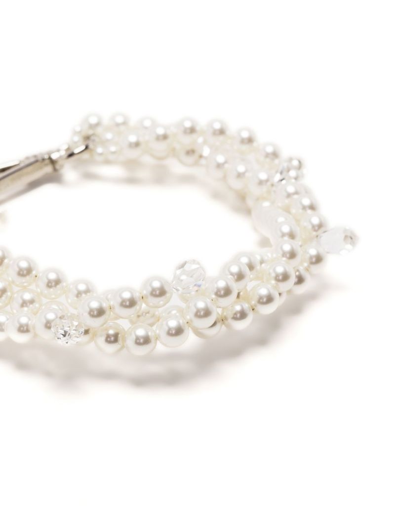 White Faux Pearl Bracelet