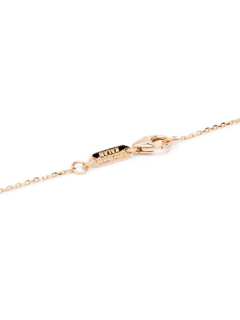 18k Yellow Gold Classic Diamond Bar Necklace