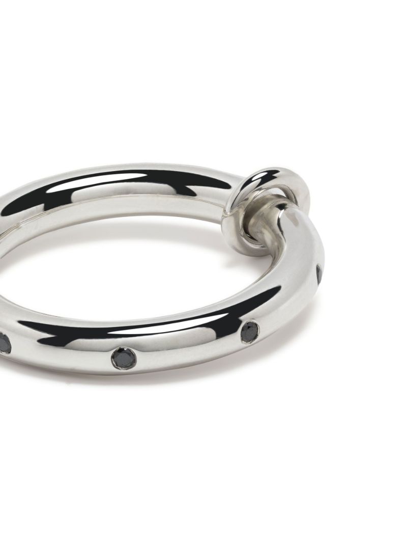 Sterling Silver Ovio Diamond Ring