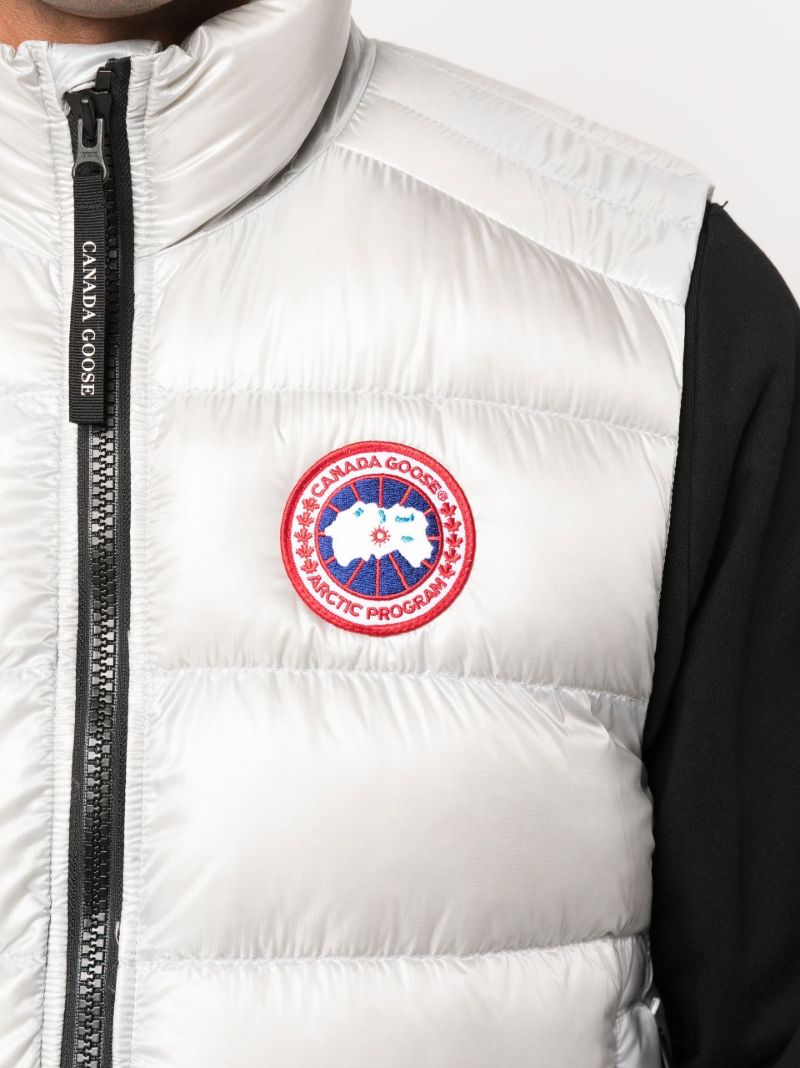 Silver Crofton Quilted Gilet