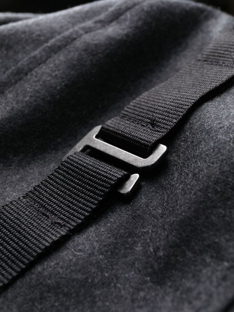 Grey Langford Hooded Coat