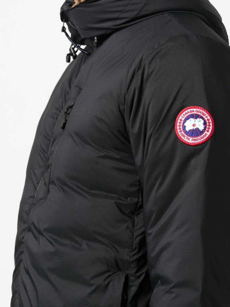 Black Lodge Hooded Quilted Jacket
