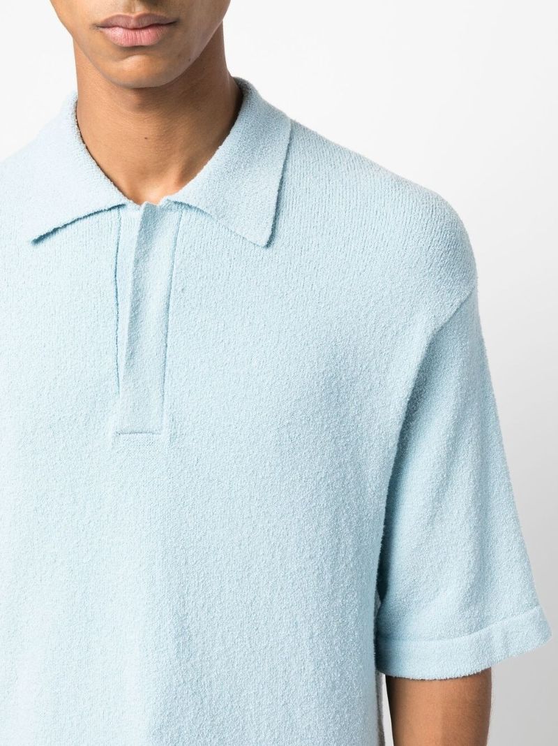Blue Short Sleeve Polo Shirt