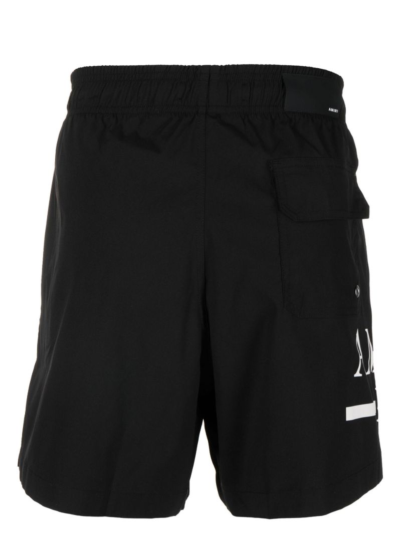 Black Ma Bar Logo Swim Shorts