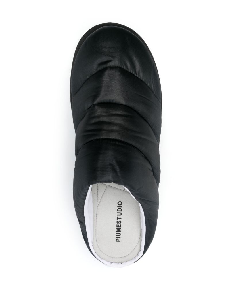 Black Onda Padded Slippers