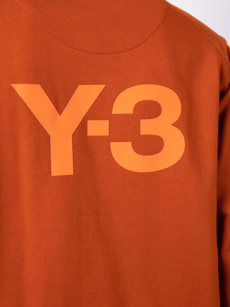 Red Logo Print Cotton Sweatshirt