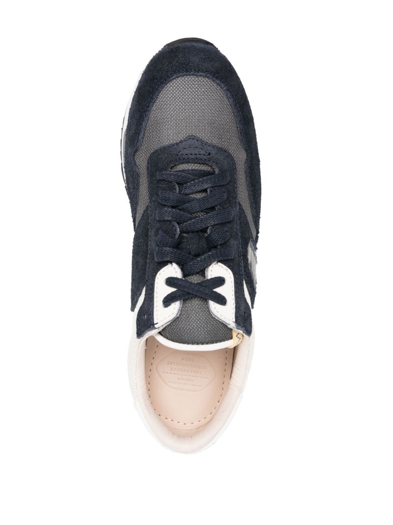 Blue Roland Jogger Suede Sneakers