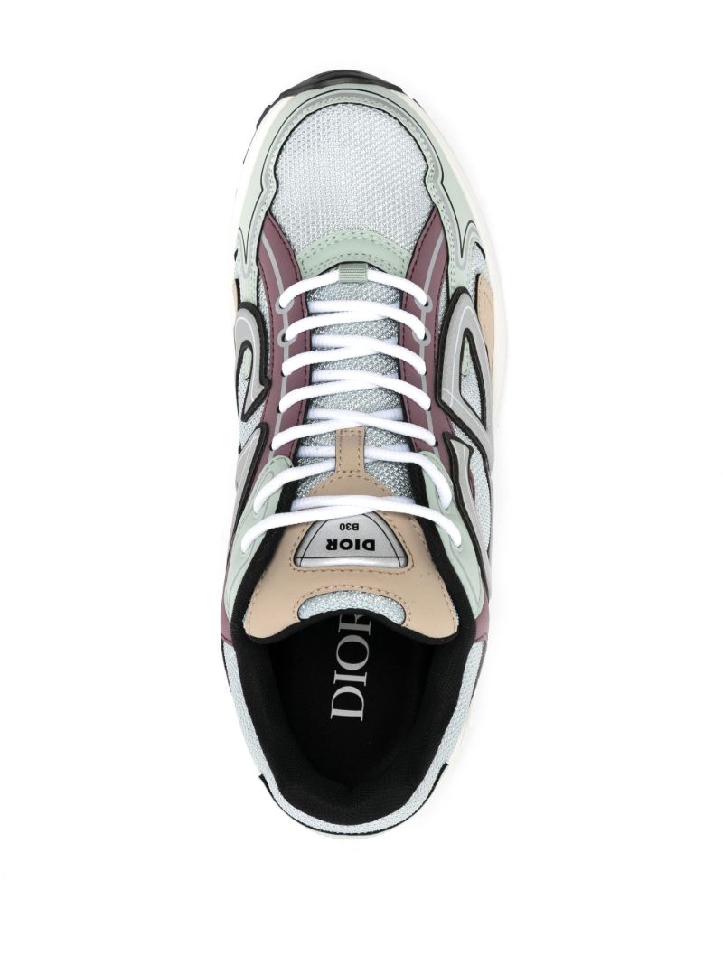 Green B30 Colourblock Sneakers