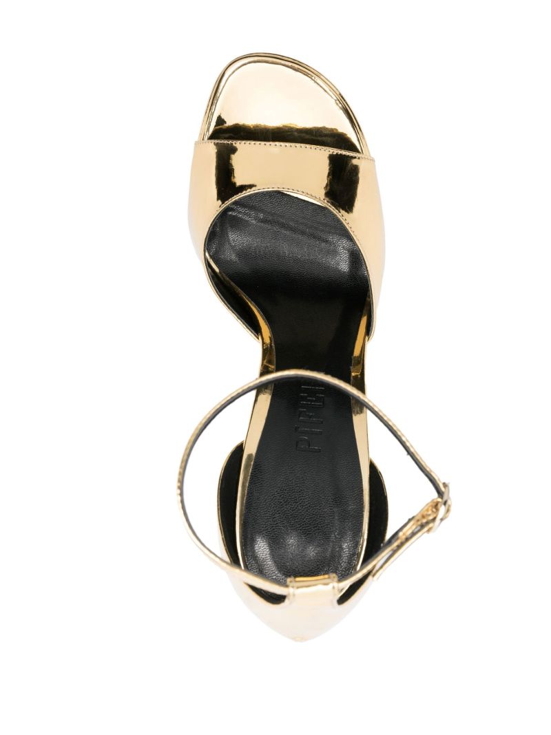 Gold-tone Rosalia 165 Platform Sandals