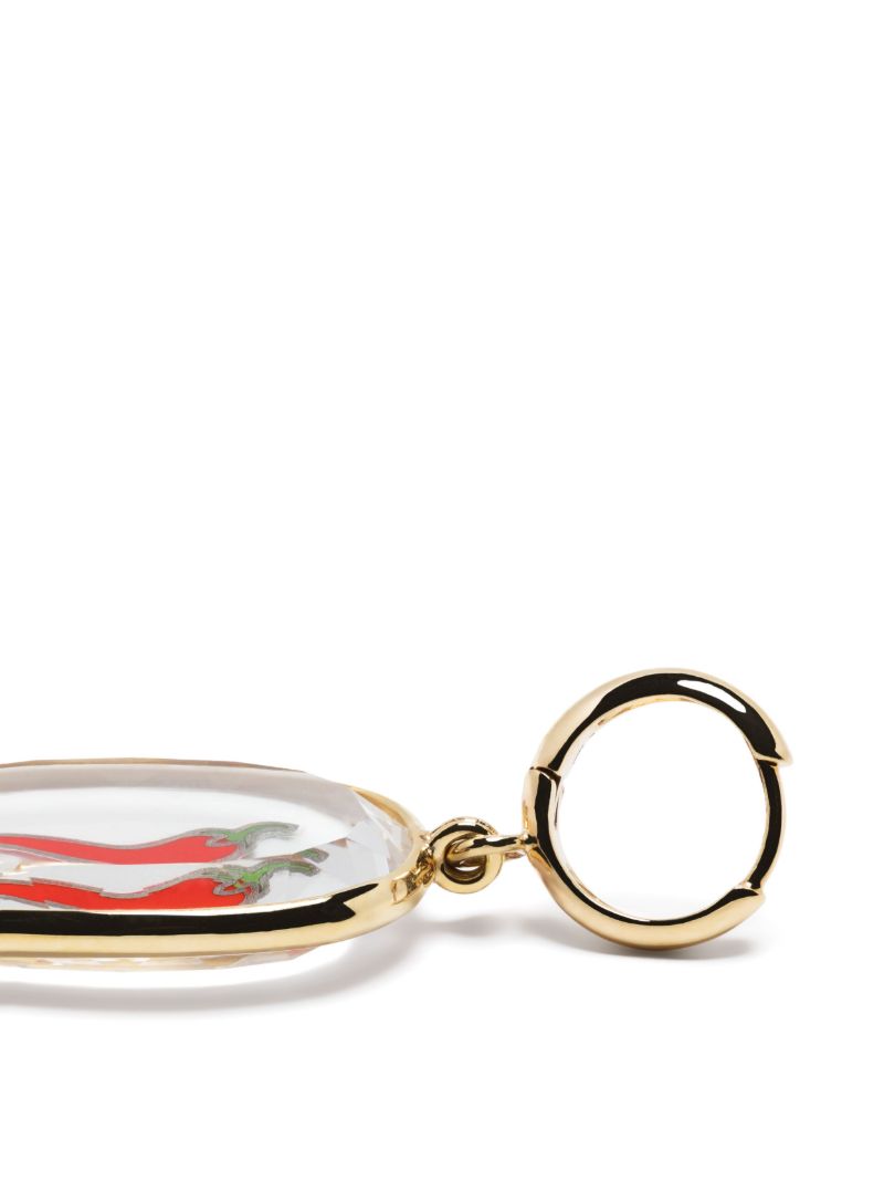 Yellow Gold Lucky Felfel Drop Earring