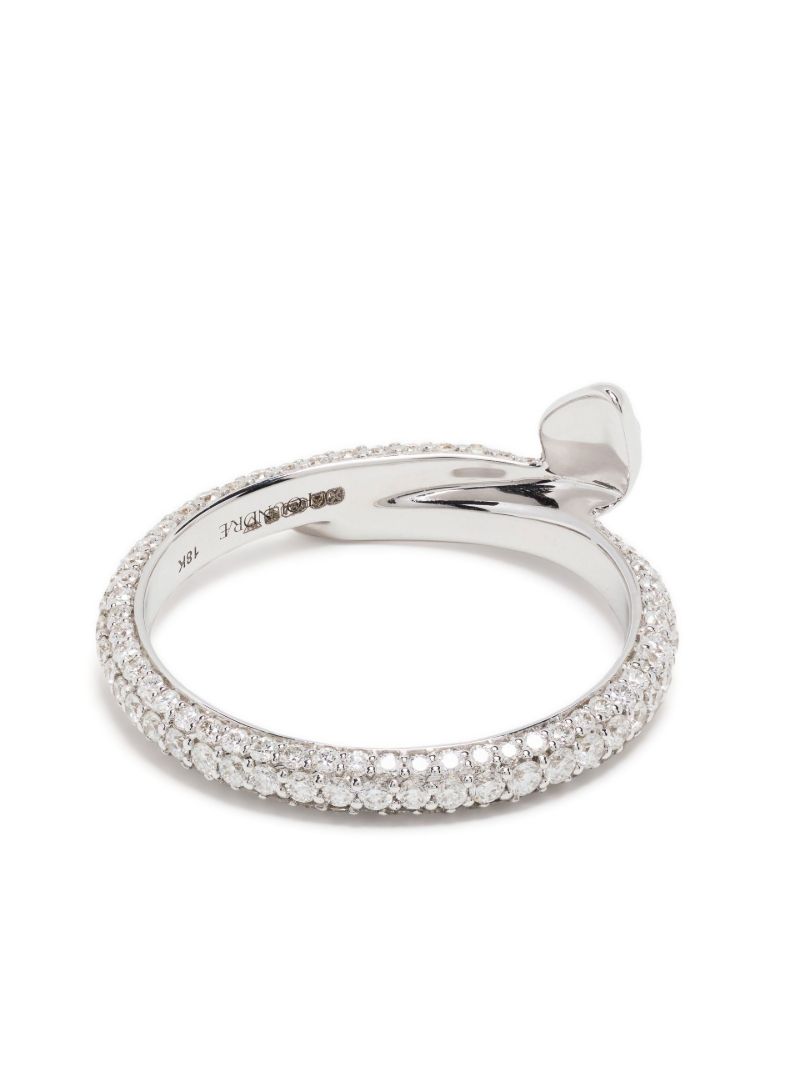 18k White Gold Diamond Ring