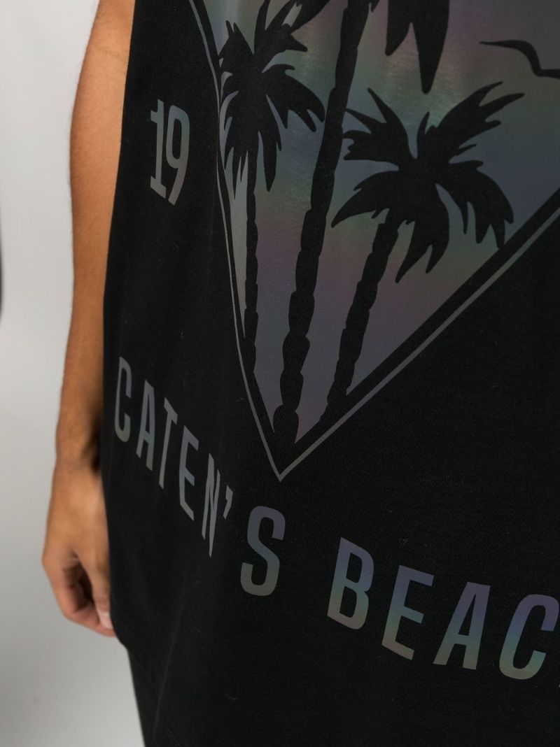 Black D2 Caten's Beach Cotton T-shirt
