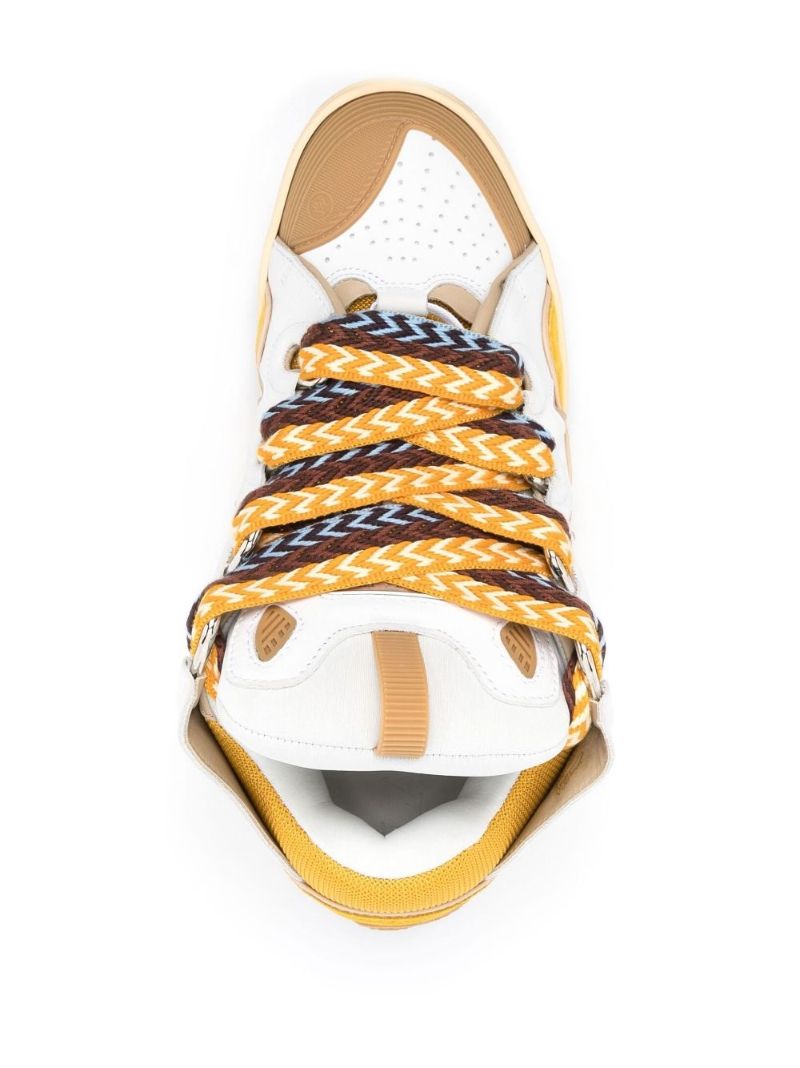 Yellow Curb Two-tone Sneakers