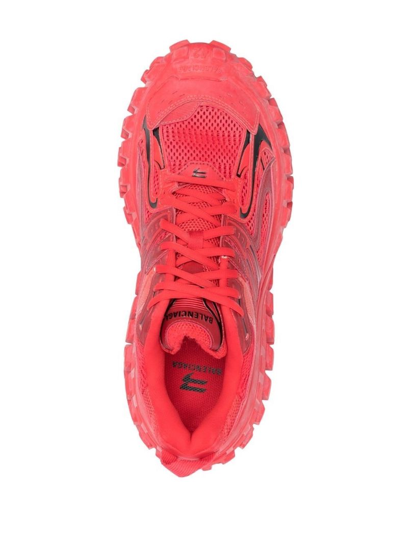 Red Defender Platform Sneakers