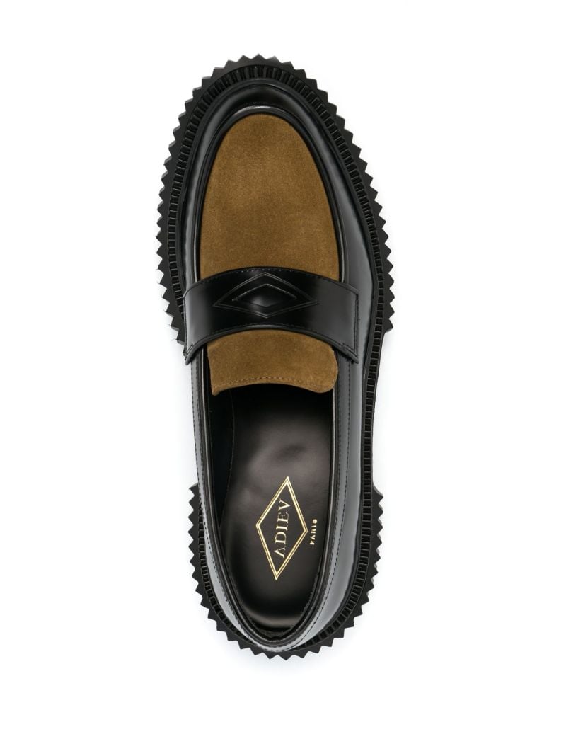 Black Type 192 Leather Loafers