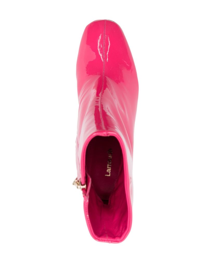 Pink Dolly 130 Leather Platform Boots