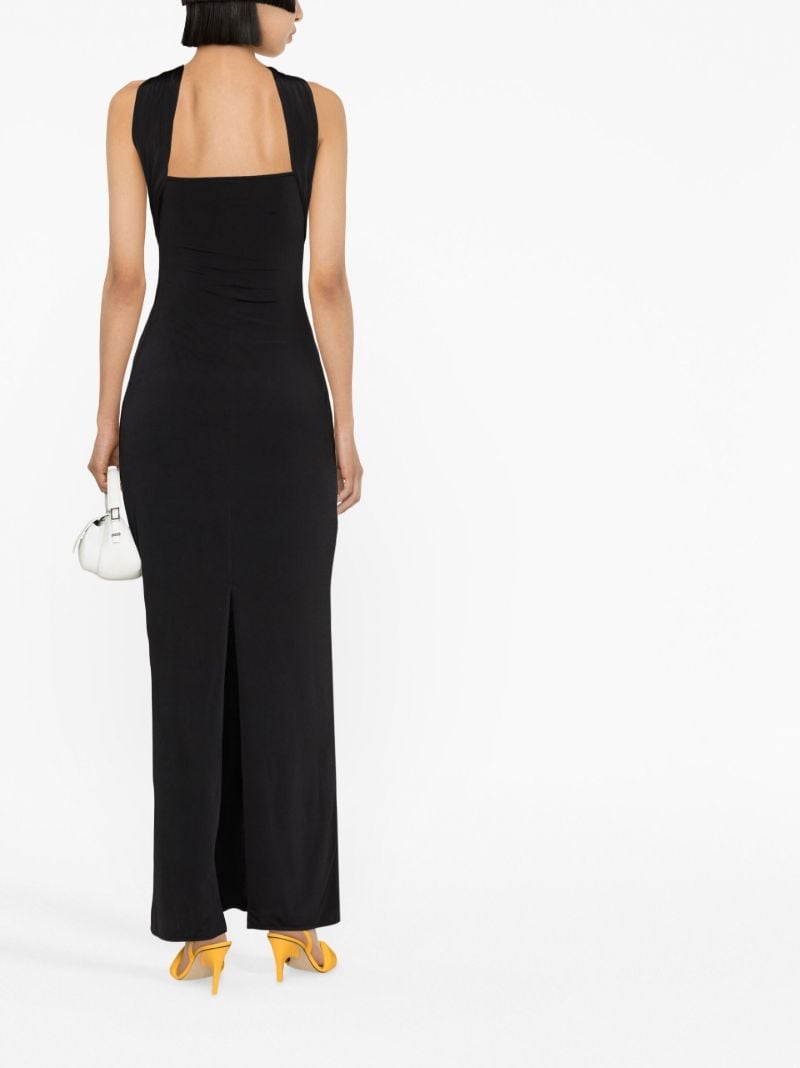 Black Halterneck Maxi Dress