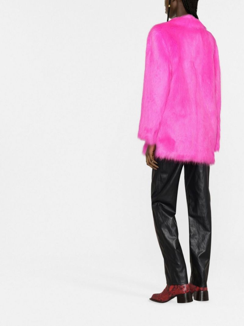 Pink Carter Faux Fur Blazer