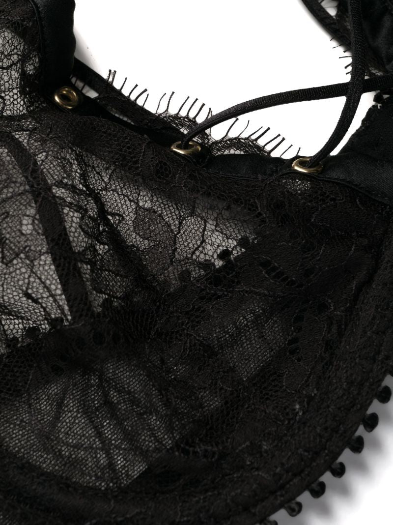 Black Valentina Underwired Bra