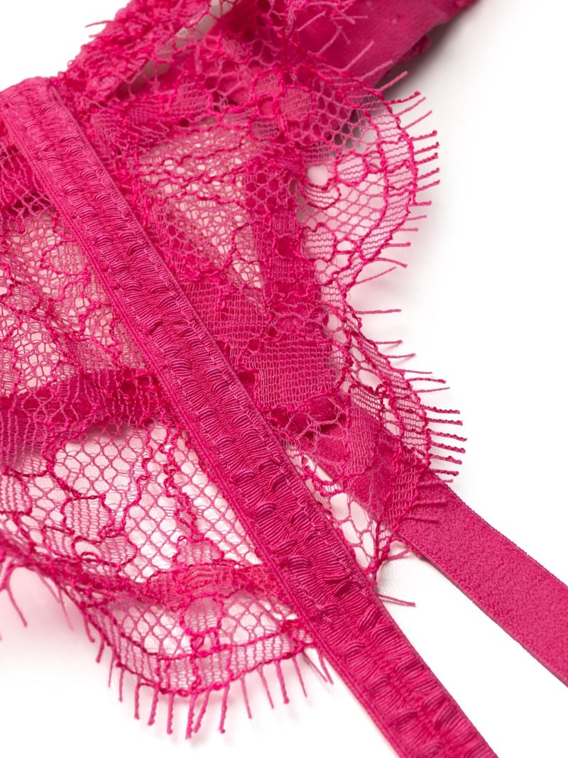 Pink Lorna Lace Suspenders