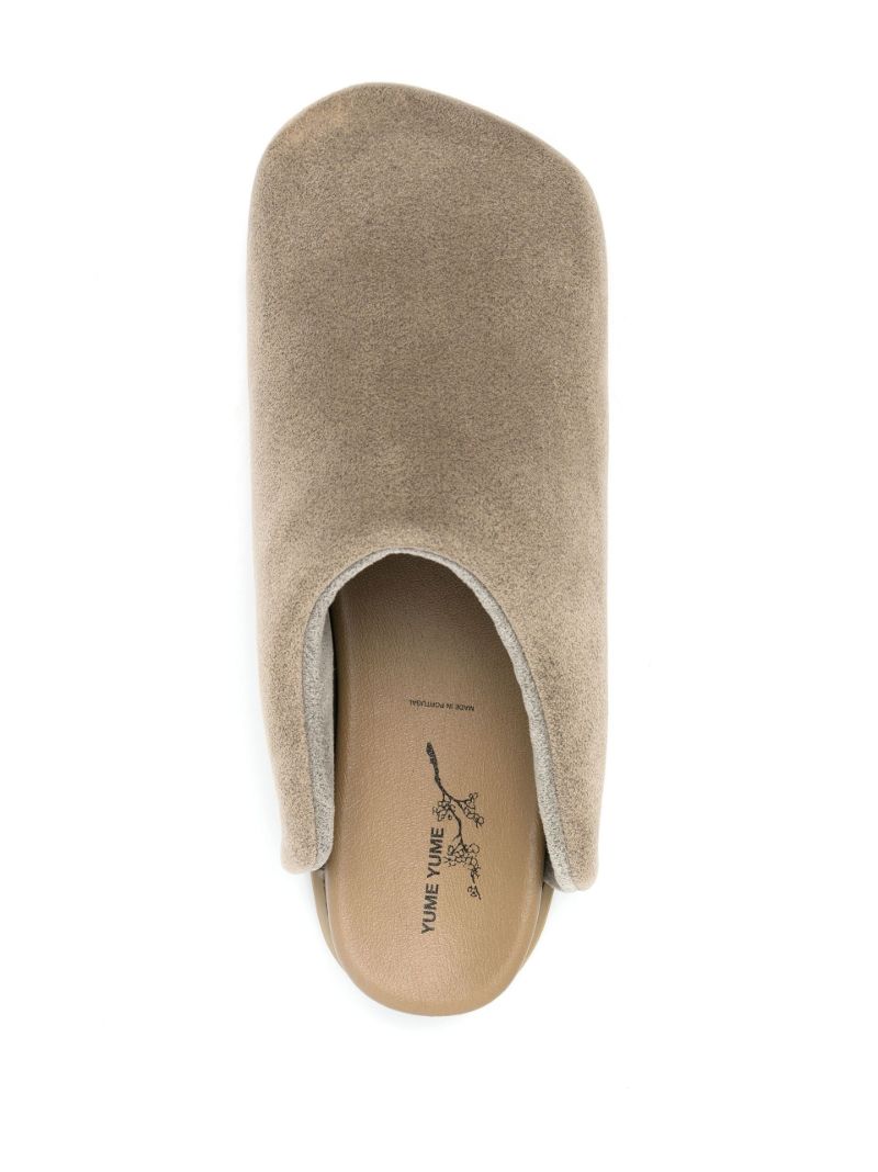 Grey Truck Suede Slides