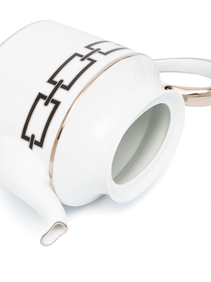 White Catene Zaffiro Teapot