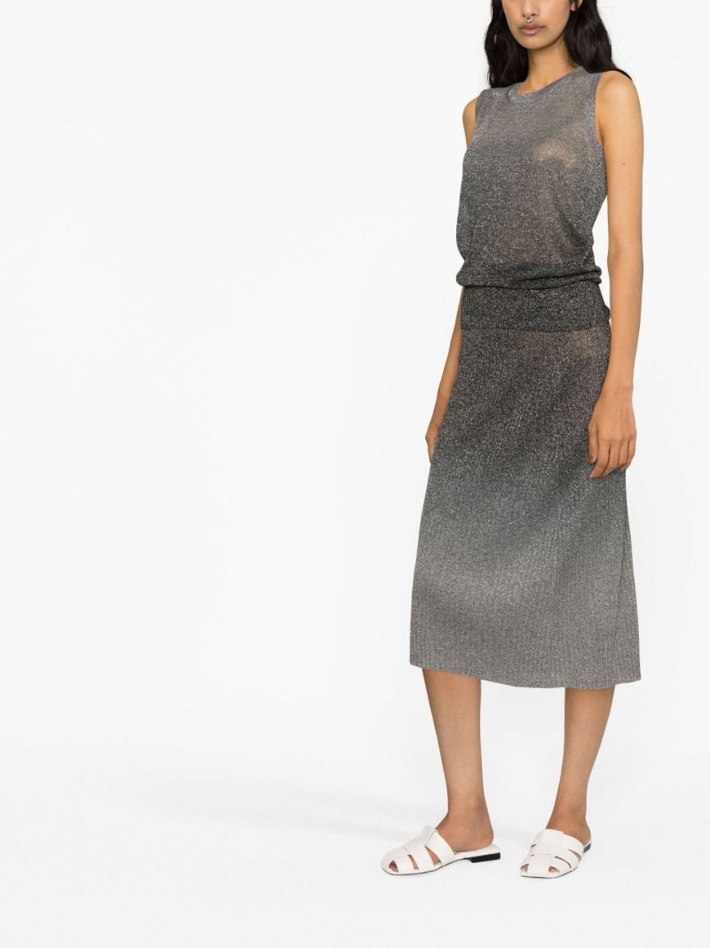 Grey OmbrÃ_x0083_© Knitted Tank Top
