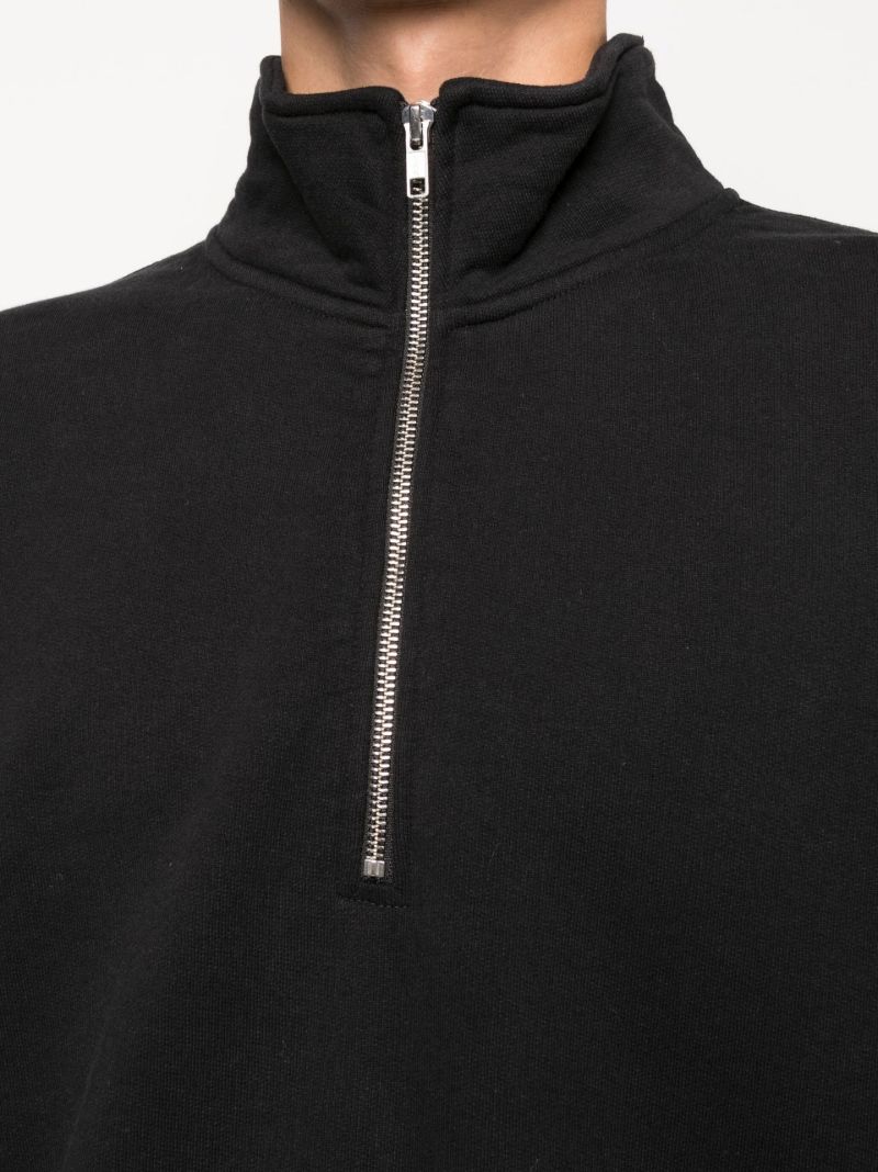 Black Jojo Half-zip Sweatshirt