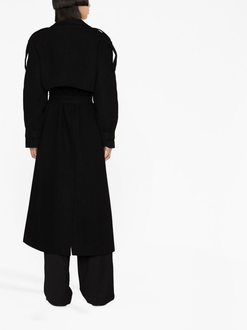 Black Suzanne Trench Coat