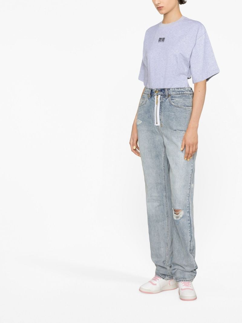 X P.e Nation Blue Playback Straight-leg Jeans