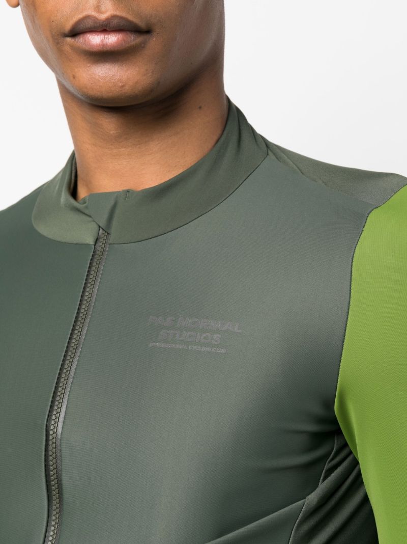 Green Mechanism Thermal Cycling Jersey Top