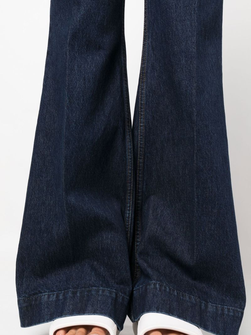 Blue ââ_x0082_¬Ë_x009c_70s Low-rise Flared Jeans
