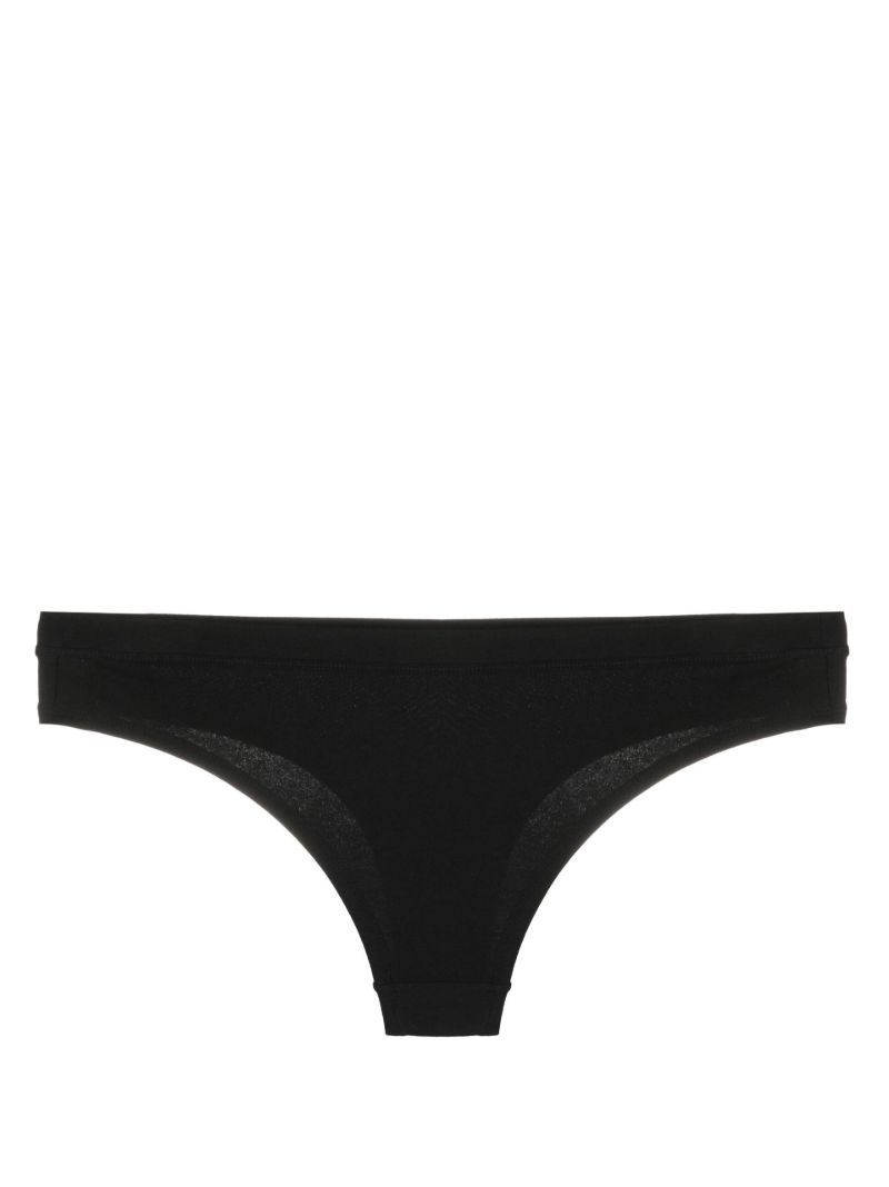 Black Hipster Briefs Set
