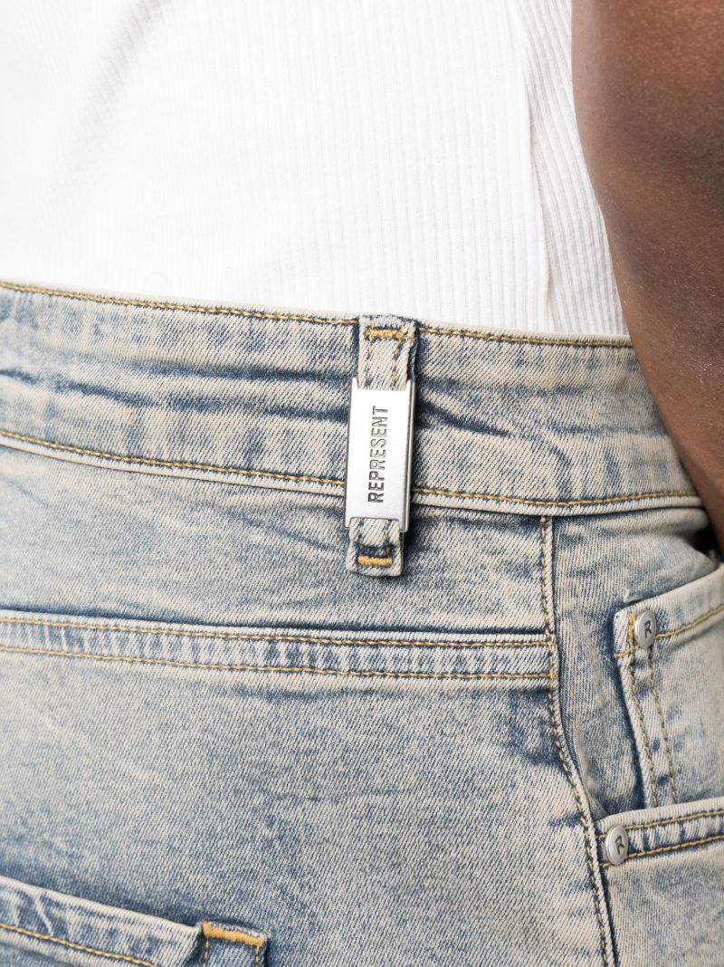 Grey Baggy Straight-leg Jeans
