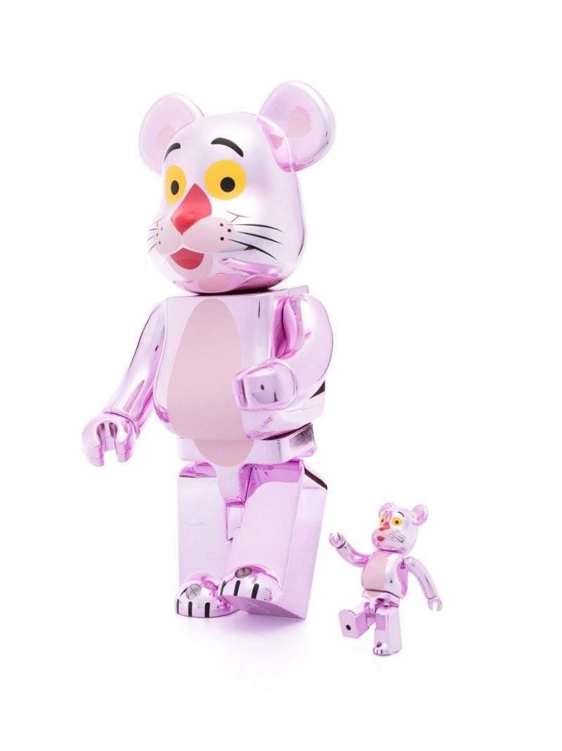 Pink Be@rbrick Pink Panther 100% and 400% Set