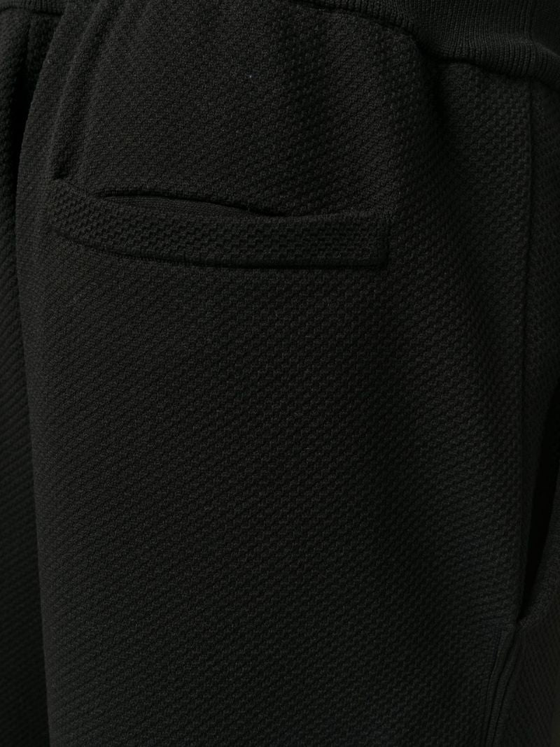 Black Logo Patch Track Pants