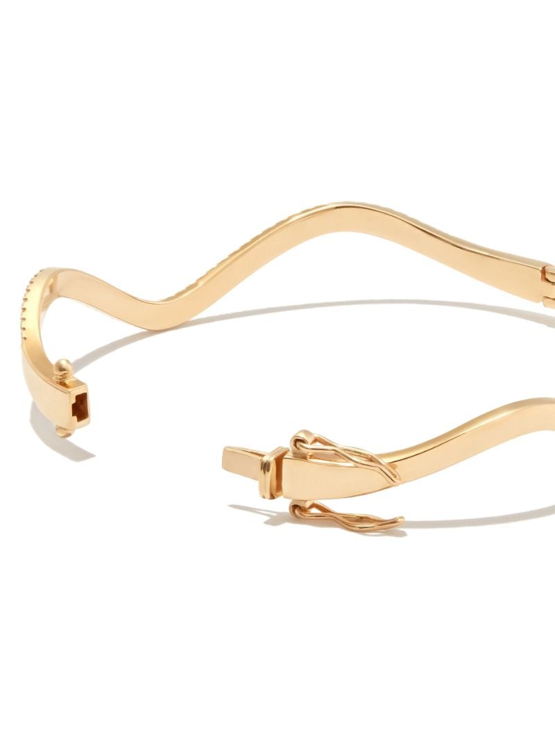 14k Yellow Gold Diamond Bracelet