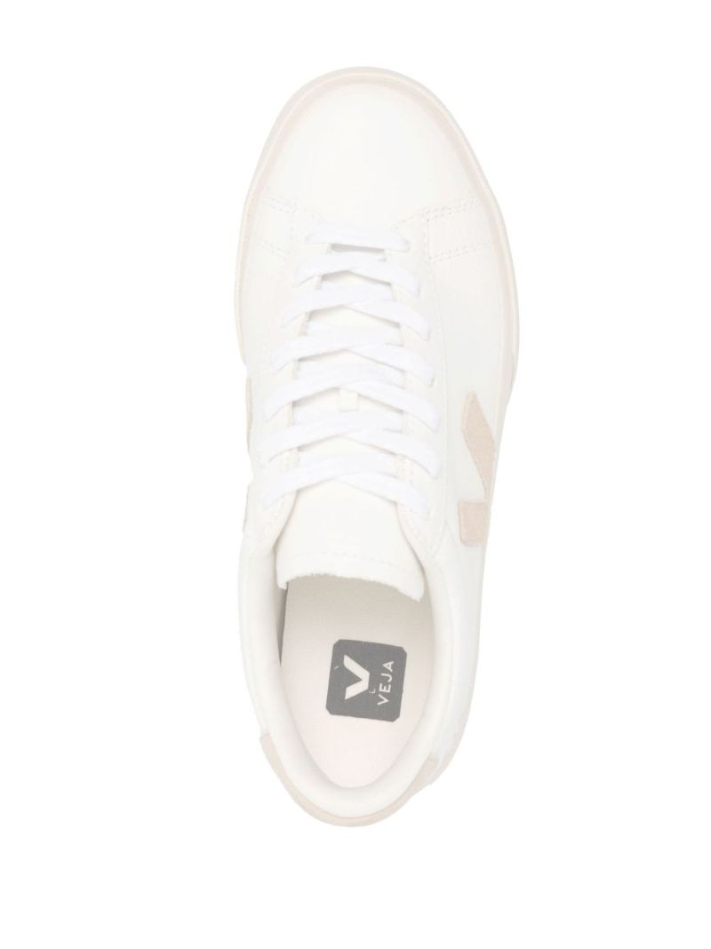 White Campo Low-top Leather Sneakers