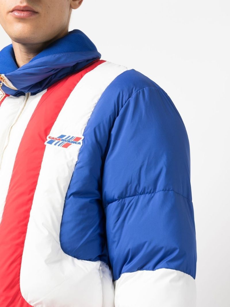 White Air Colourblock Puffer Jacket
