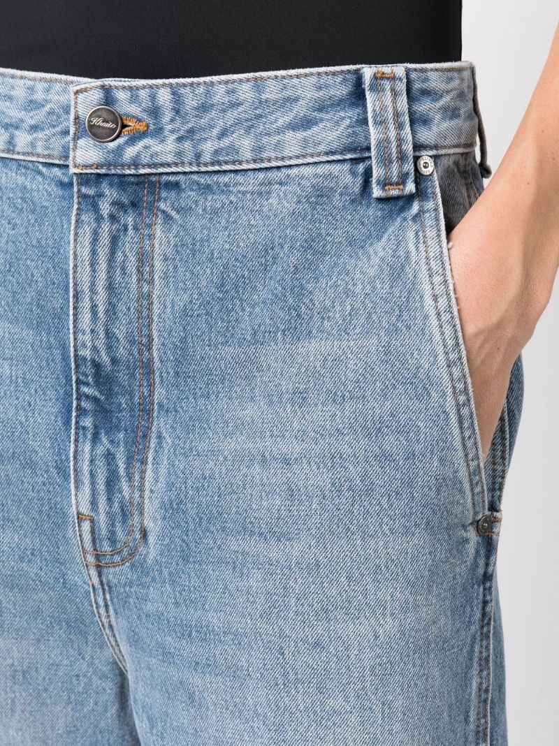 Blue Ian Extra Wide-leg Jeans