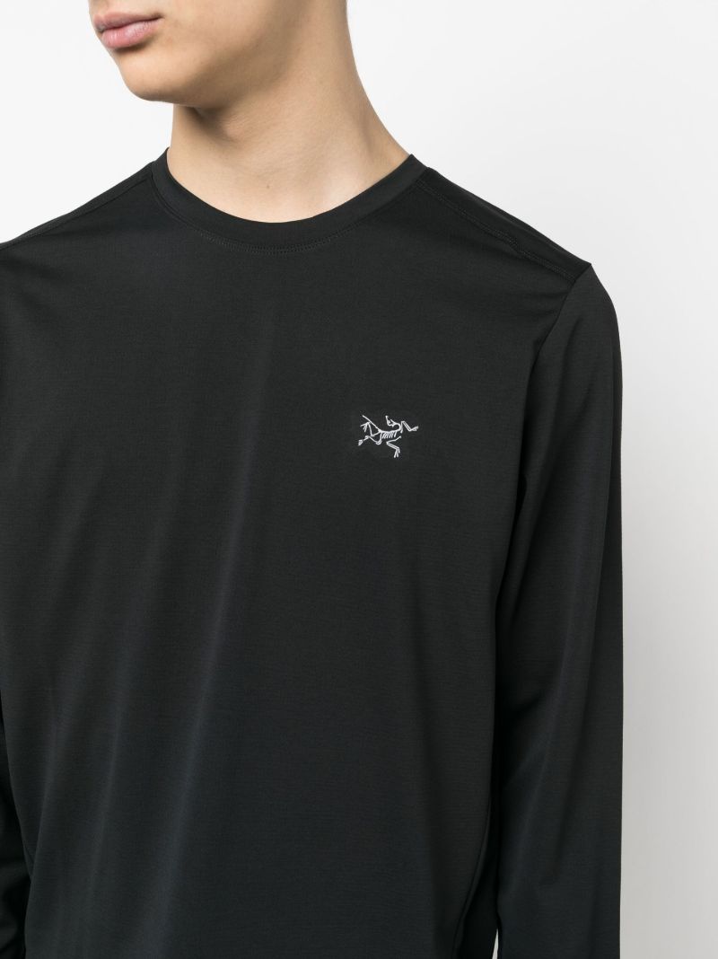 Black Cormac Long-sleeve Top