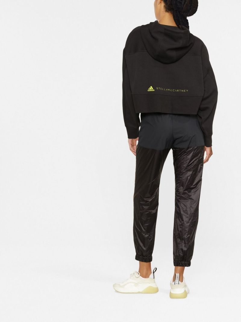 Black Truelife Cropped Hoodie