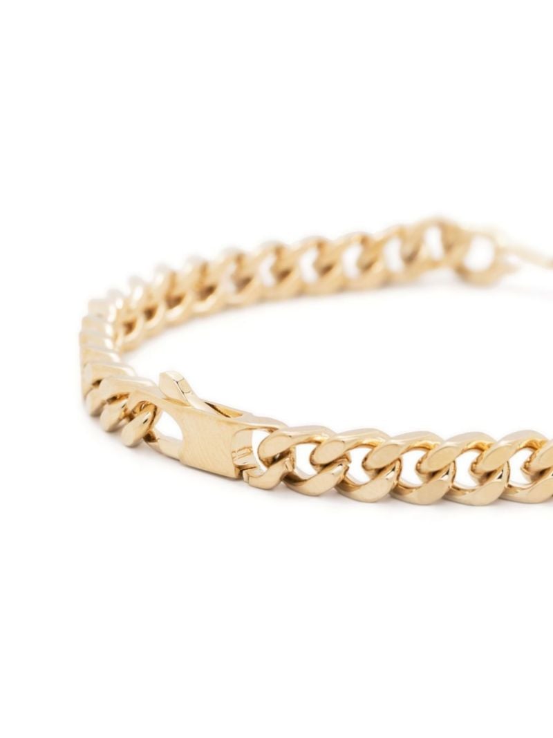Gold-plated La Gourmette Logo Bracelet