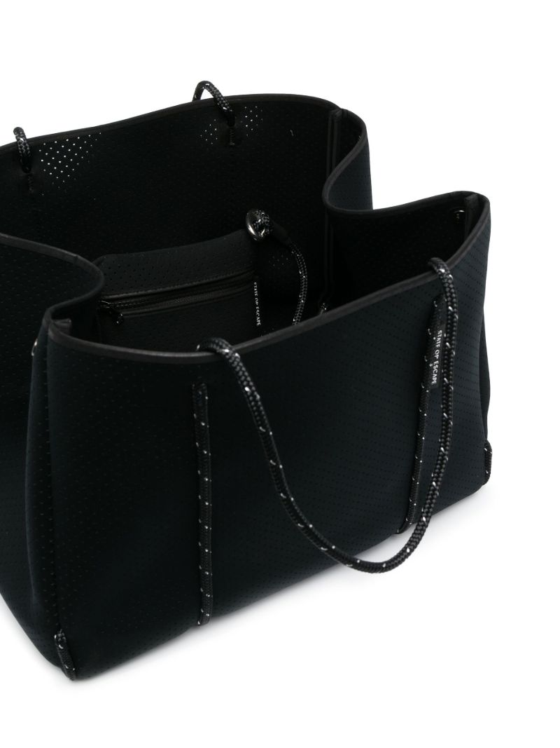 Black Escape Neoprene Tote Bag